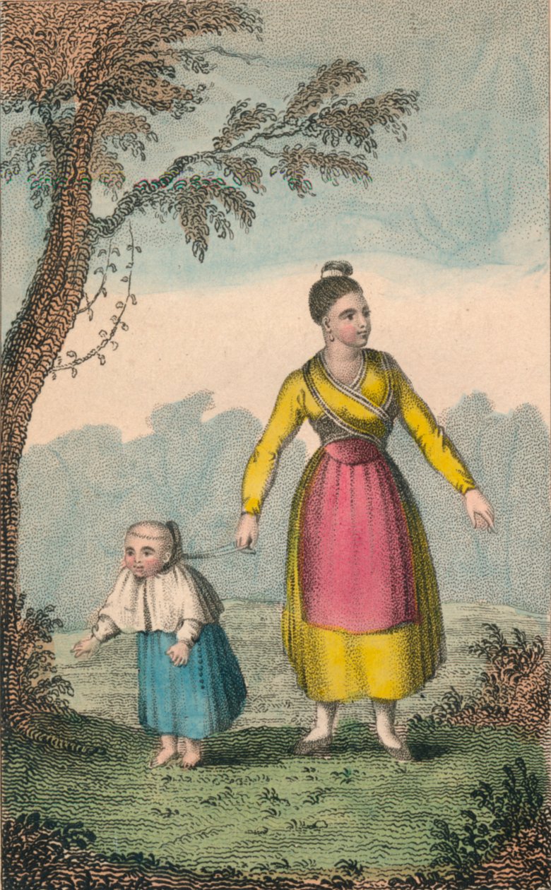 Kapucinerbarn, 1825 av Unbekannt
