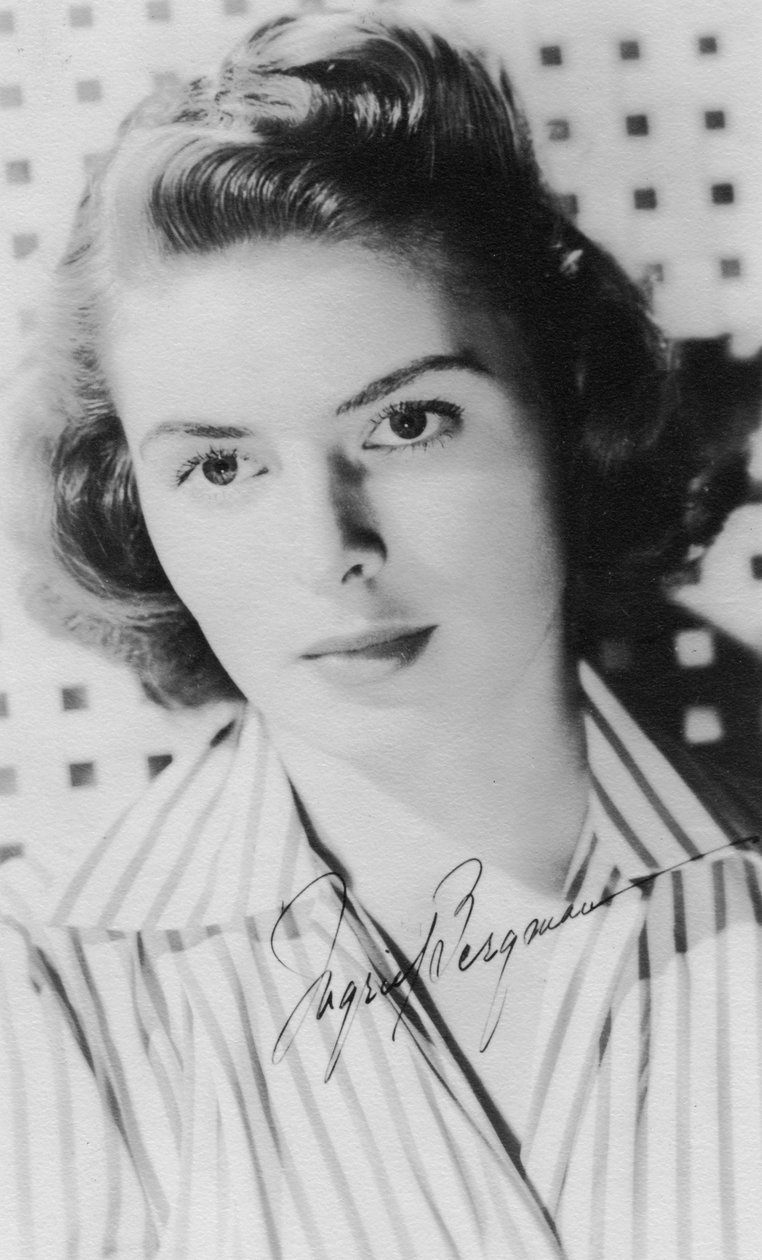 Ingrid Bergman 1915-1982, svensk skådespelerska, c1930-tal av Unbekannt