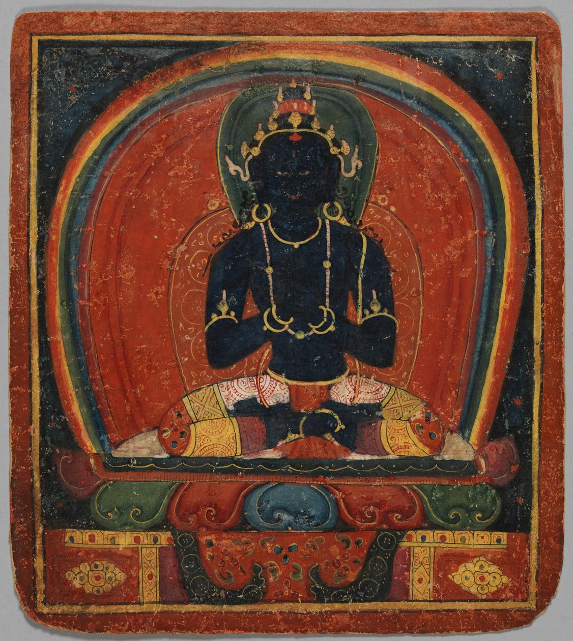 Initieringskort Tsakalis: Samanthabhadri Consort, tidigt 1400-tal. av Unbekannt