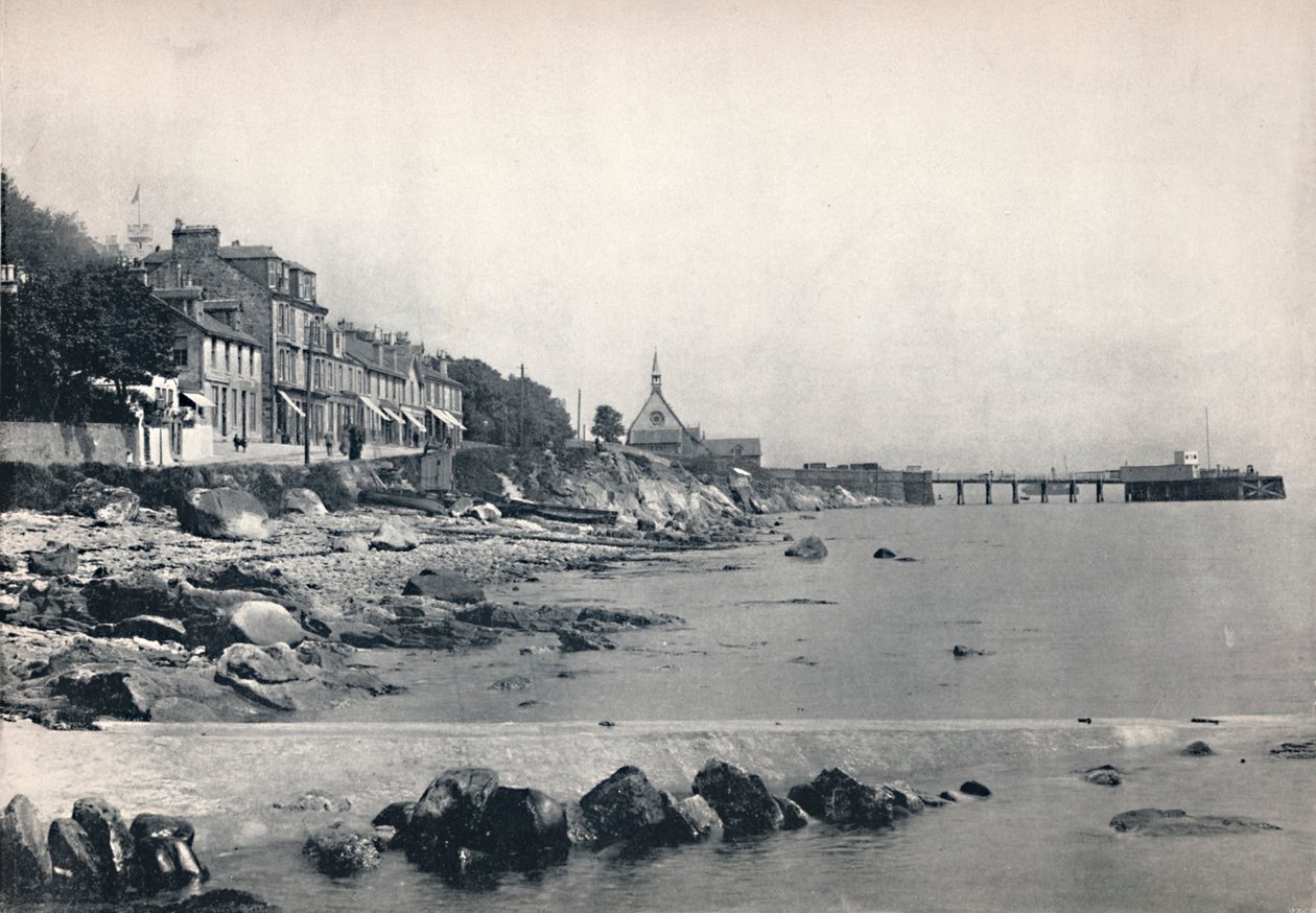 Innellan - Visar Rocky Beach och Steamboat Pier, 1895 av Unbekannt
