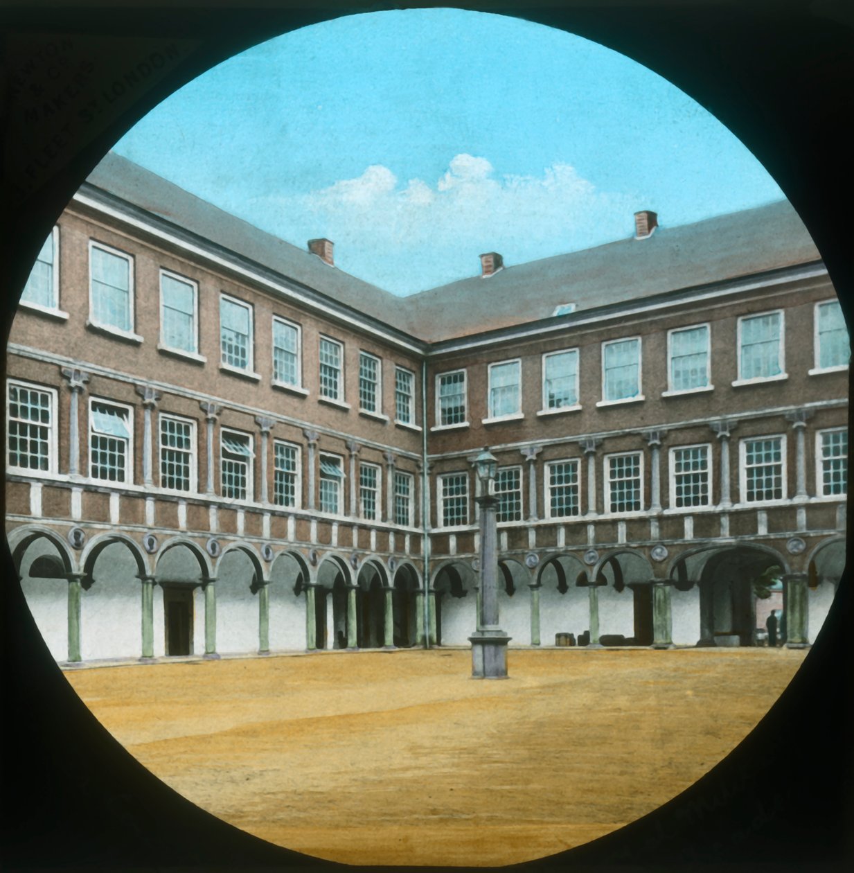 Inre Court - Royal Military Academy, Breda, sent 1800-tidigt 1900-tal. av Unbekannt