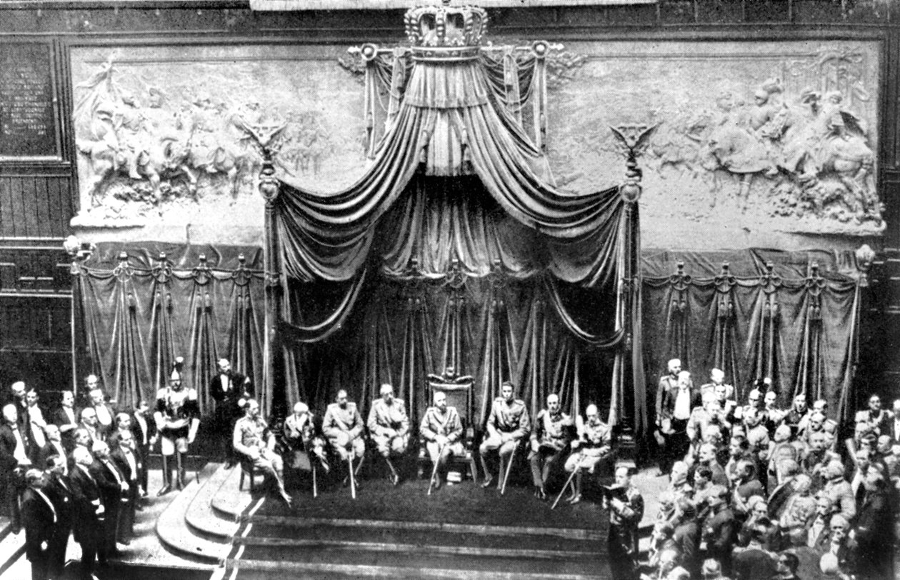Inne i senatspalatset, Rom, 1926 av Unbekannt