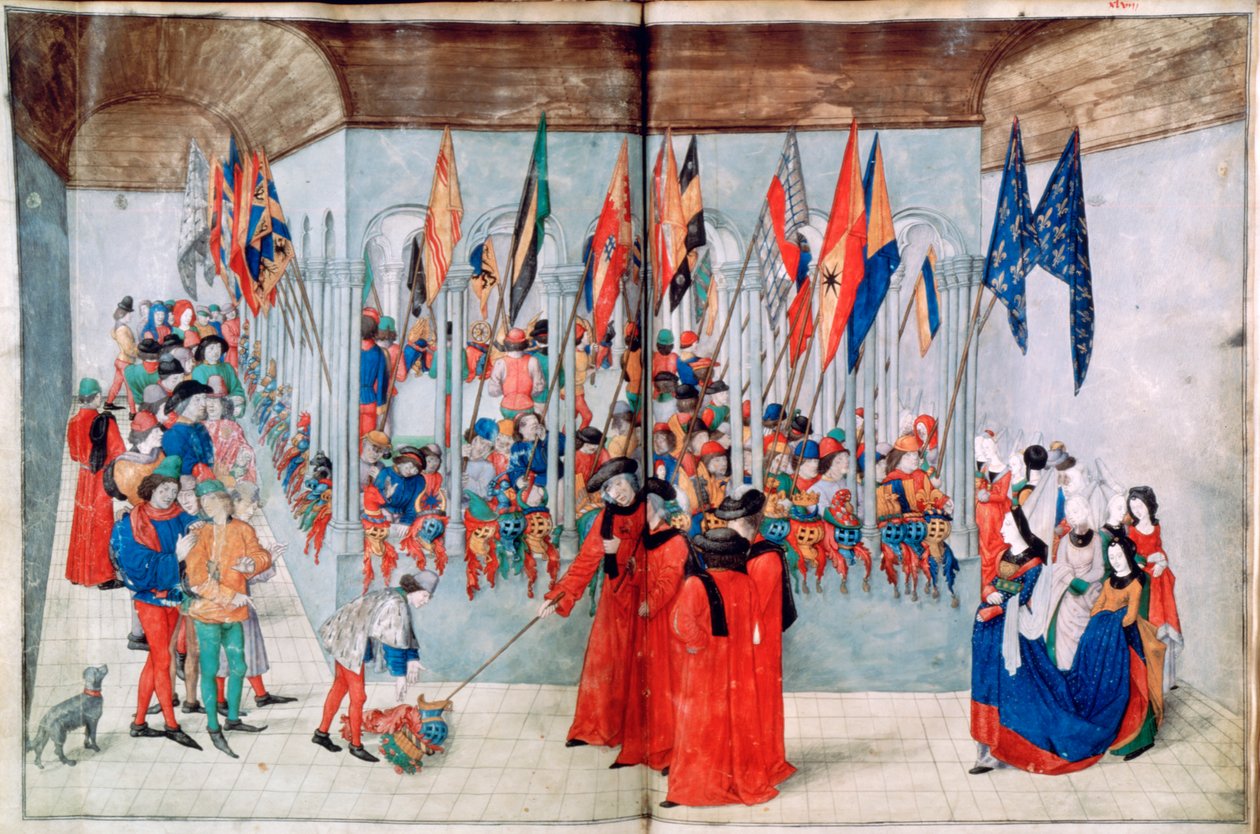 Besiktning av hjälmarna, 1488-1489 av Unbekannt