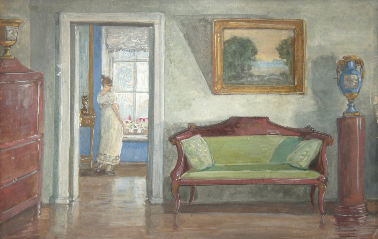 Interiör, 1924 av Unbekannt
