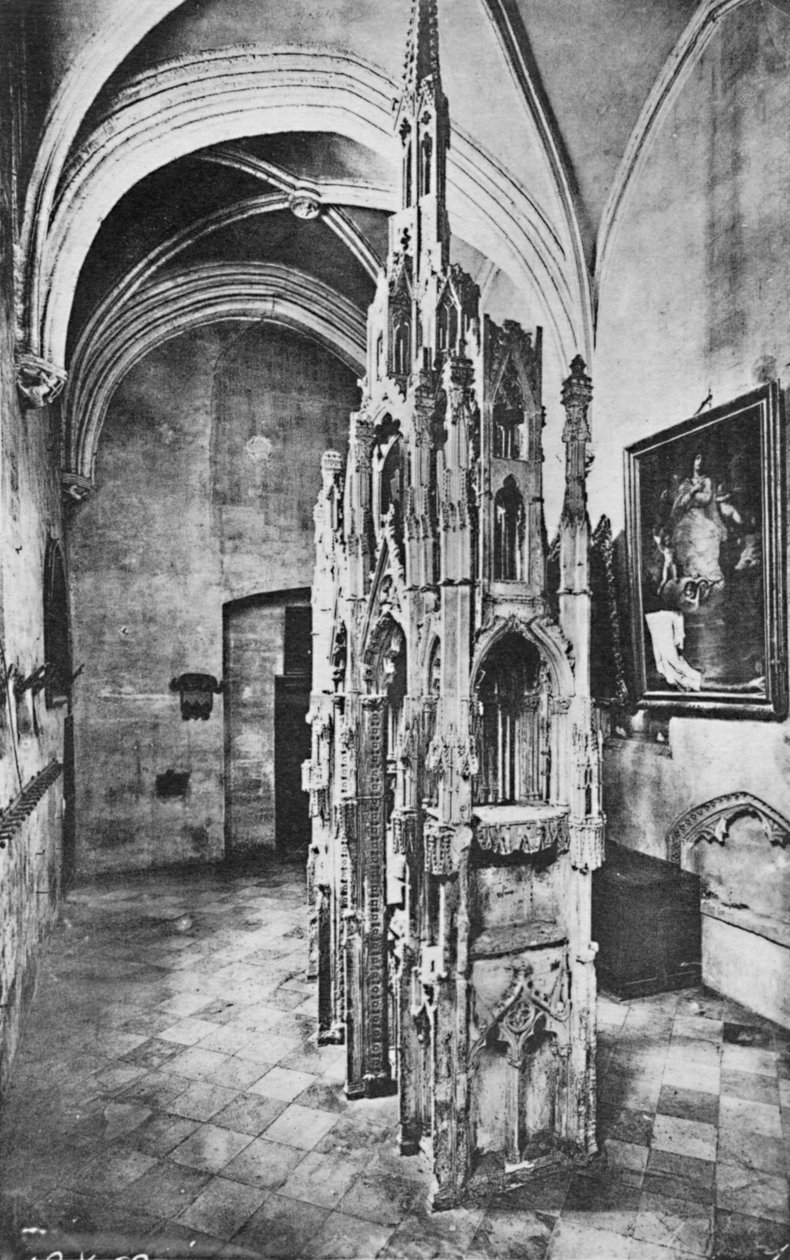 Inre grav av påven Jean XXII, c1925 av Unbekannt