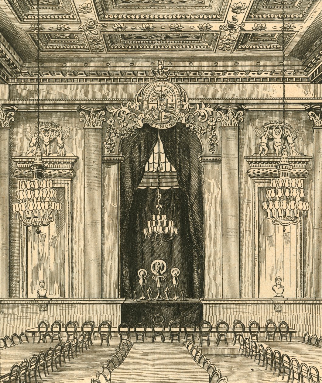 Inredning av Goldsmiths Hall, 1876, 1897. av Unbekannt