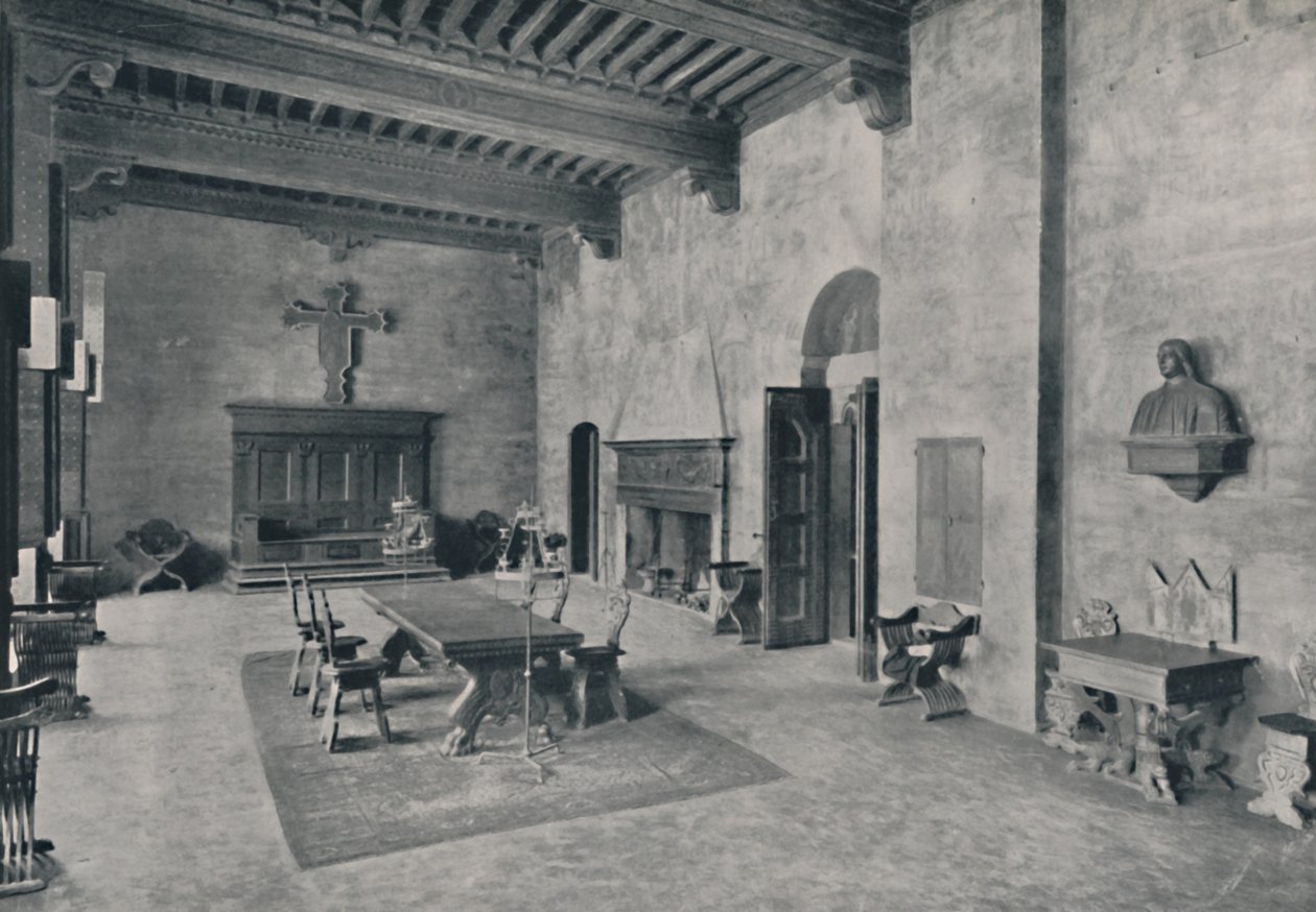 Interiör av Palazzo Davanzati, 1928 av Unbekannt