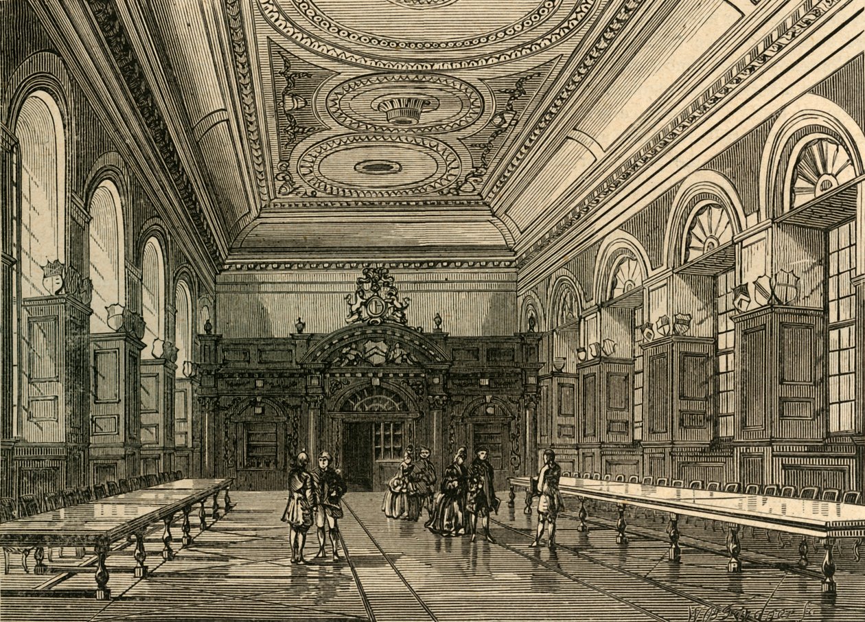 Interiör av Stationers Hall, 1876, 1897. av Unbekannt