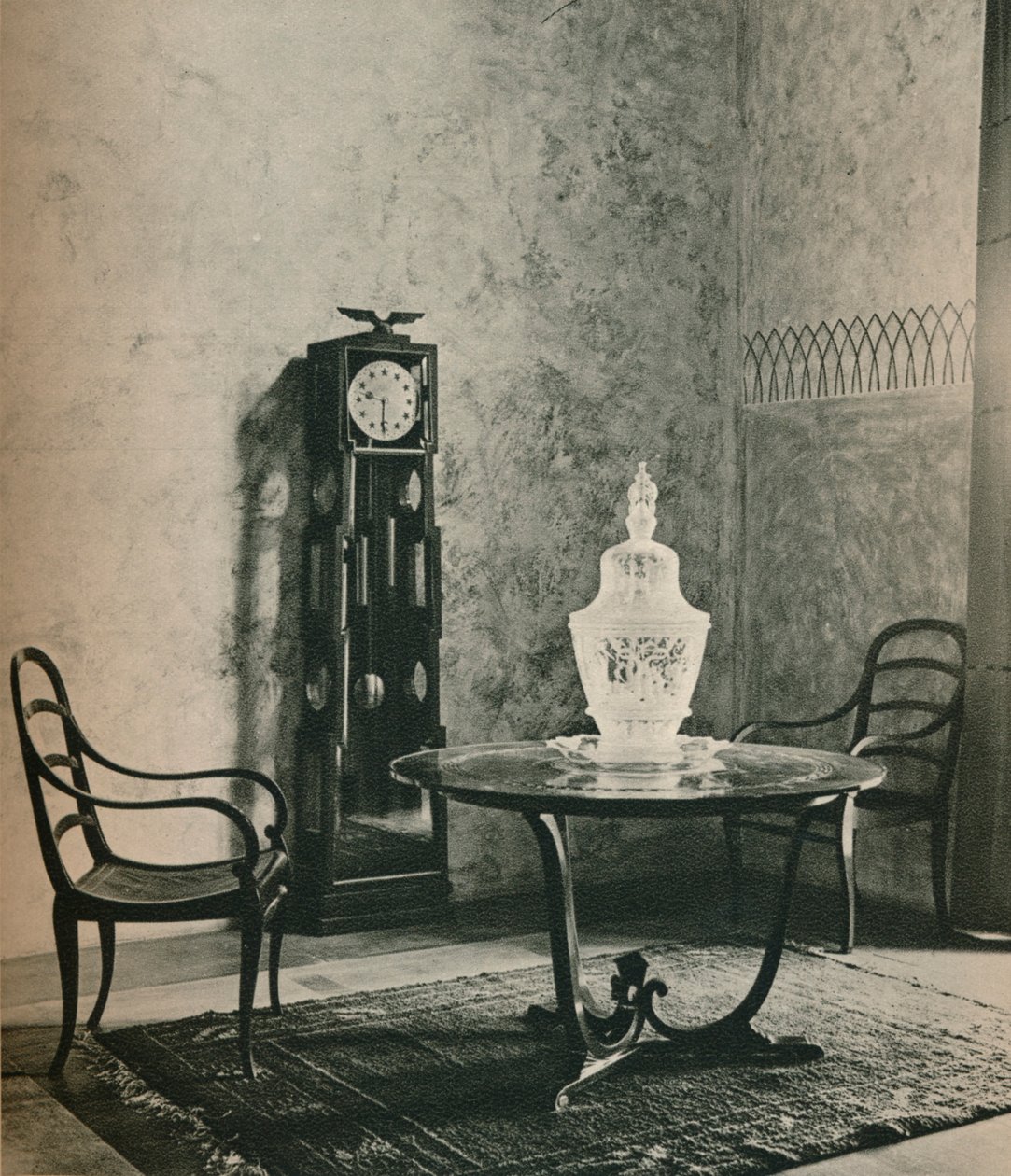 Svenska paviljongens interiör, 1925 av Unbekannt