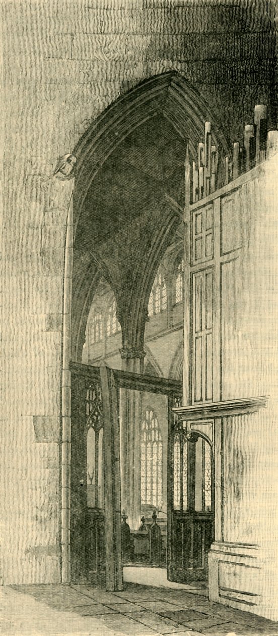 Trefaldighetskyrkans interiör, 1898. av Unbekannt