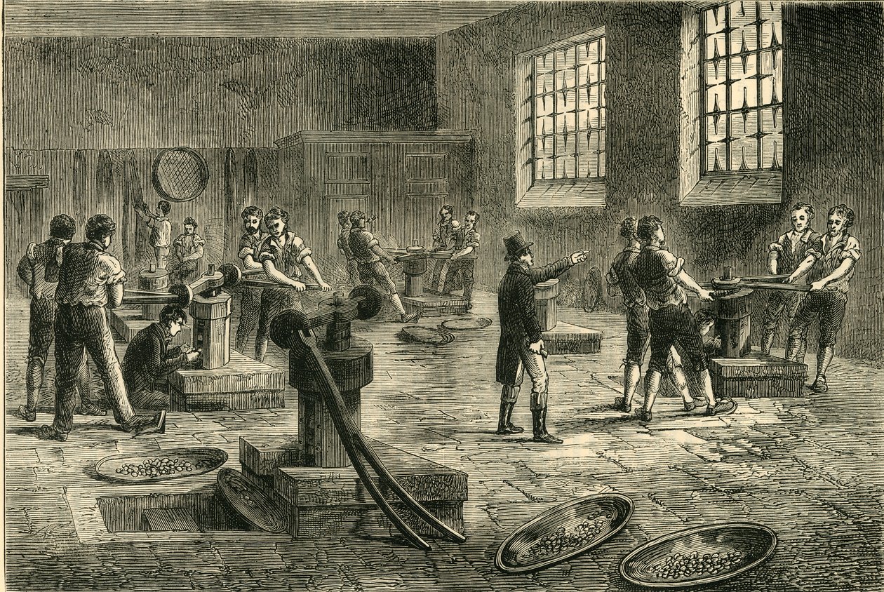 Myntverkets inre, c1872. av Unbekannt