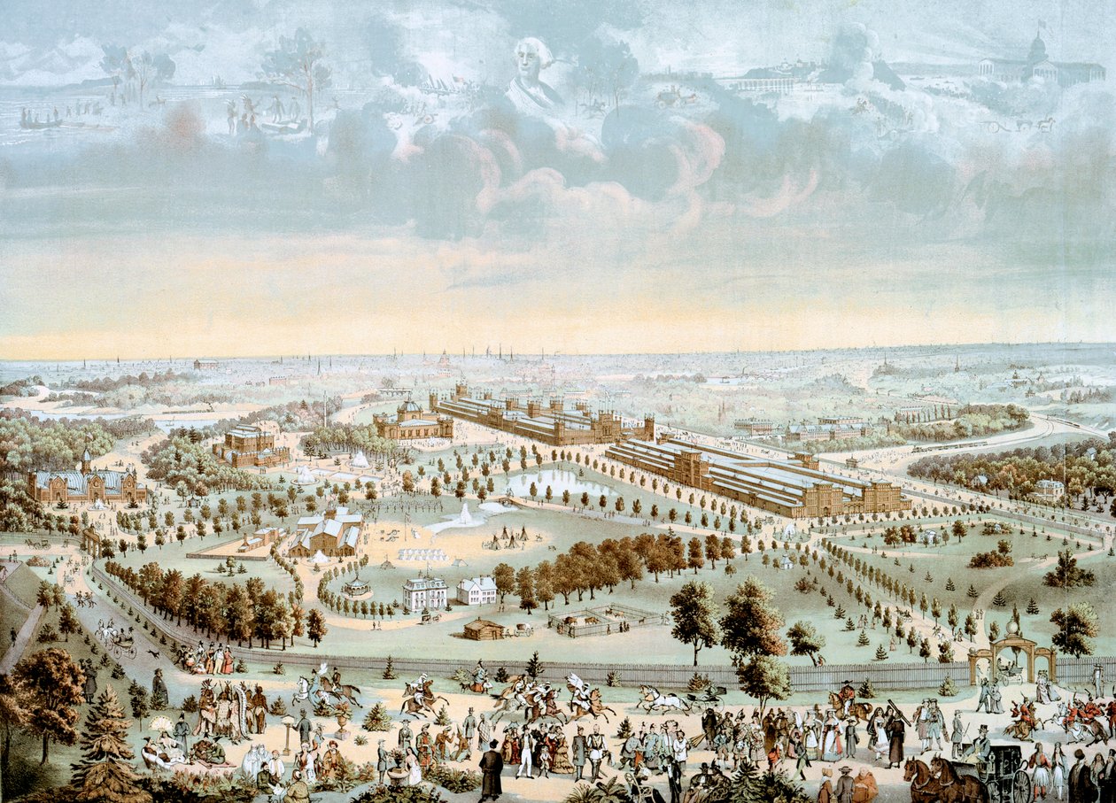 Internationell utställning 1876 hölls i Philadelphia, Pennslvania, USA, 1876 av Unbekannt