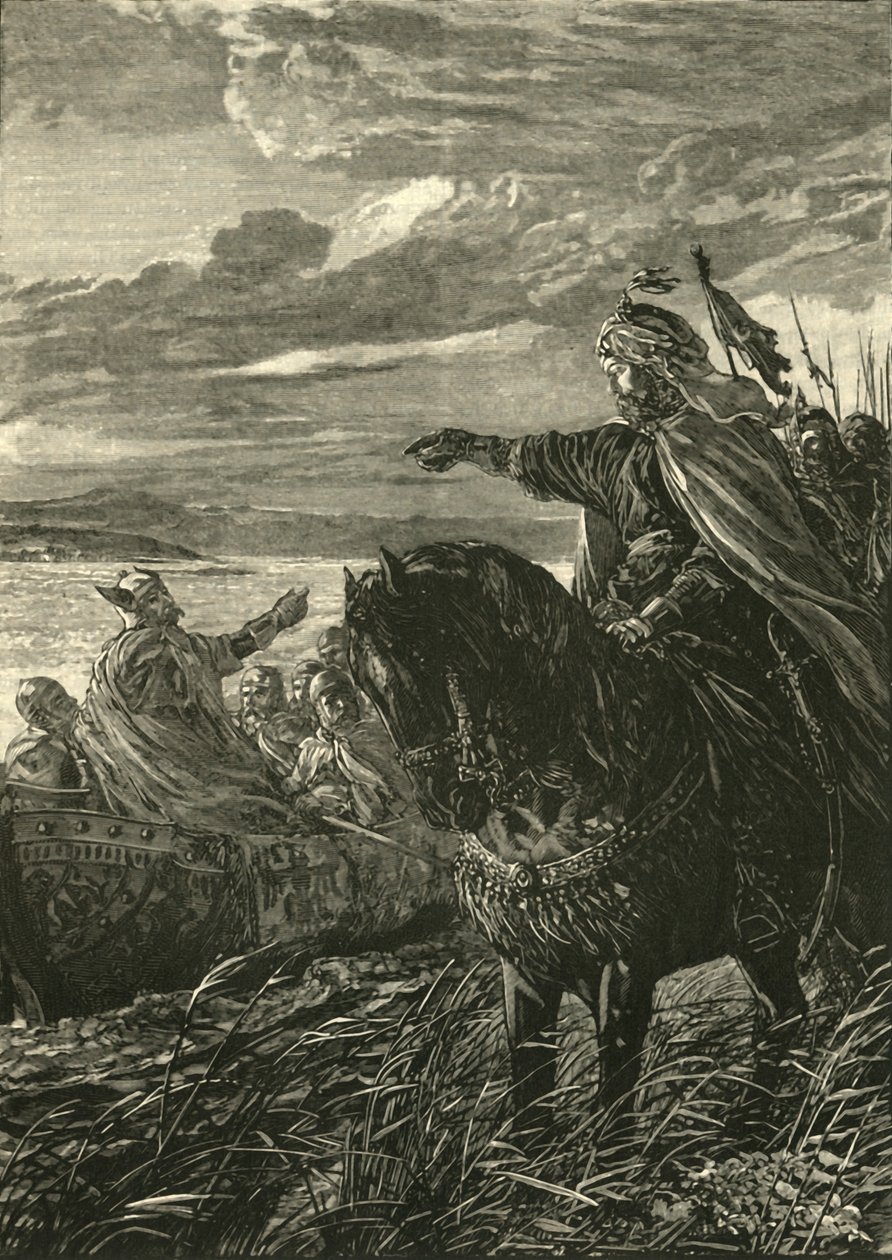 Intervju mellan John Zimisces och Sviatoslaf, 969 AD, 1890. av Unbekannt
