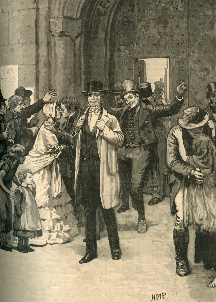 Irländska fångar befriade under Lord Mulgraves framsteg, 1836 c1890. av Unbekannt