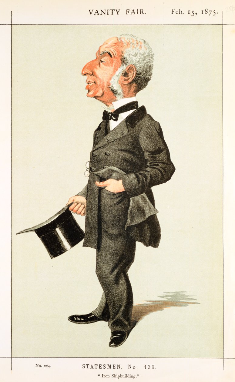 Järnskeppsbyggnad, 1873 av Unbekannt
