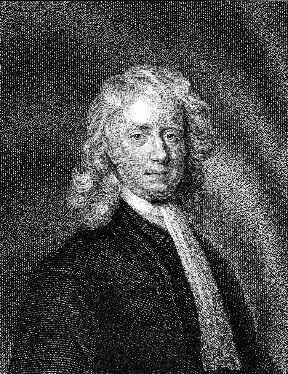 Isaac Newton, engelsk matematiker och fysiker av Unbekannt