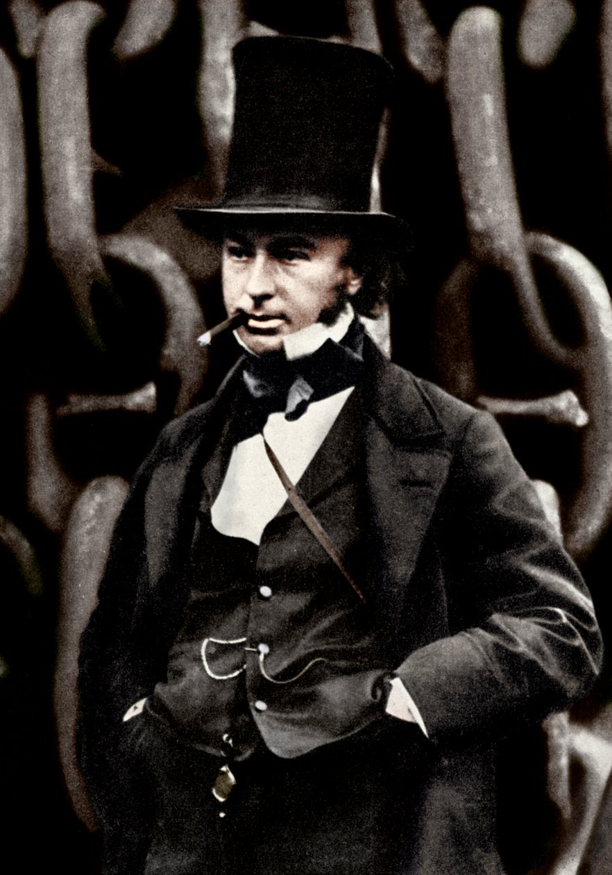 Isambard Kingdom Brunel, brittisk ingenjör, 1857 1956 av Unbekannt