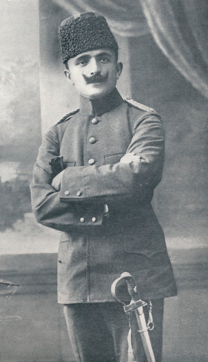 Ismail Enver Pasha Enver Pasha 1881-1922, ottomansk militärofficer, c1914 av Unbekannt