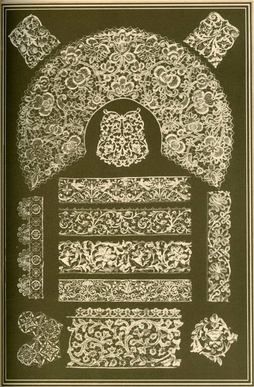 Italiensk renässansspets, 1898. av Unbekannt