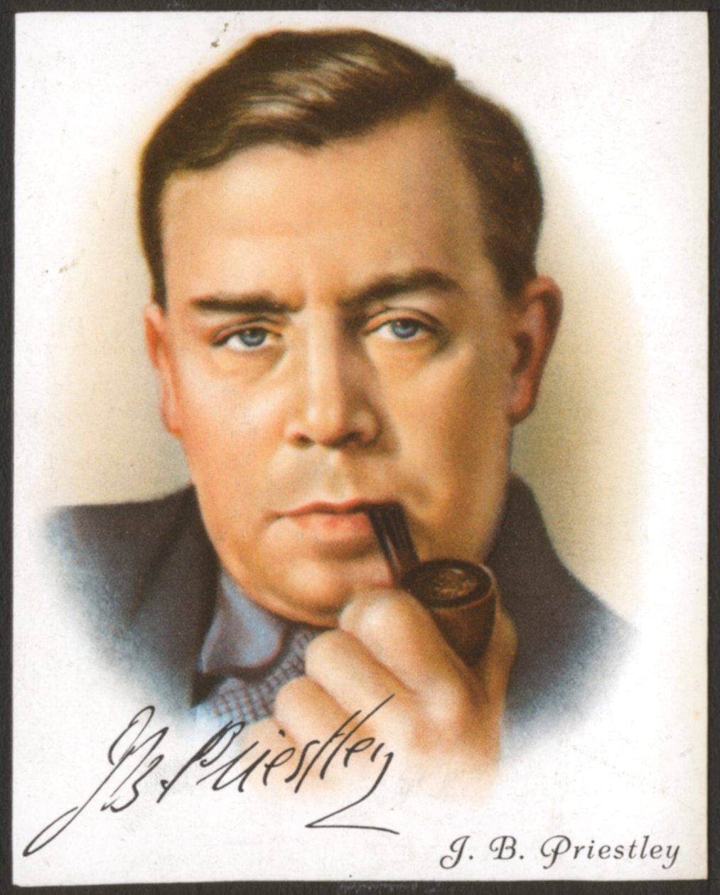 JB Priestley, brittisk romanförfattare, dramatiker, essäist och programförfattare, c1927 av Unbekannt
