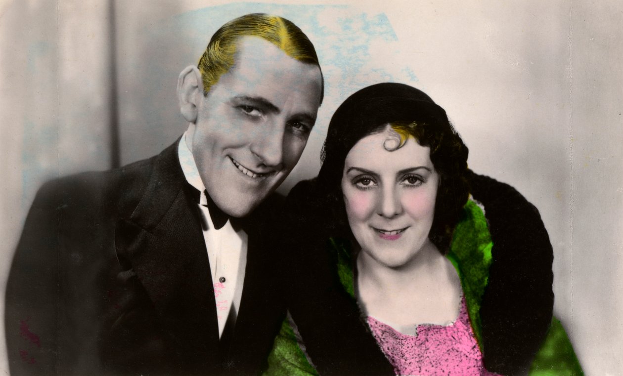 Jack Hulbert 1892-1978 och hans fru Cicely Courtneidge 1893-1980, engelska skådespelare, 1900-talet av Unbekannt
