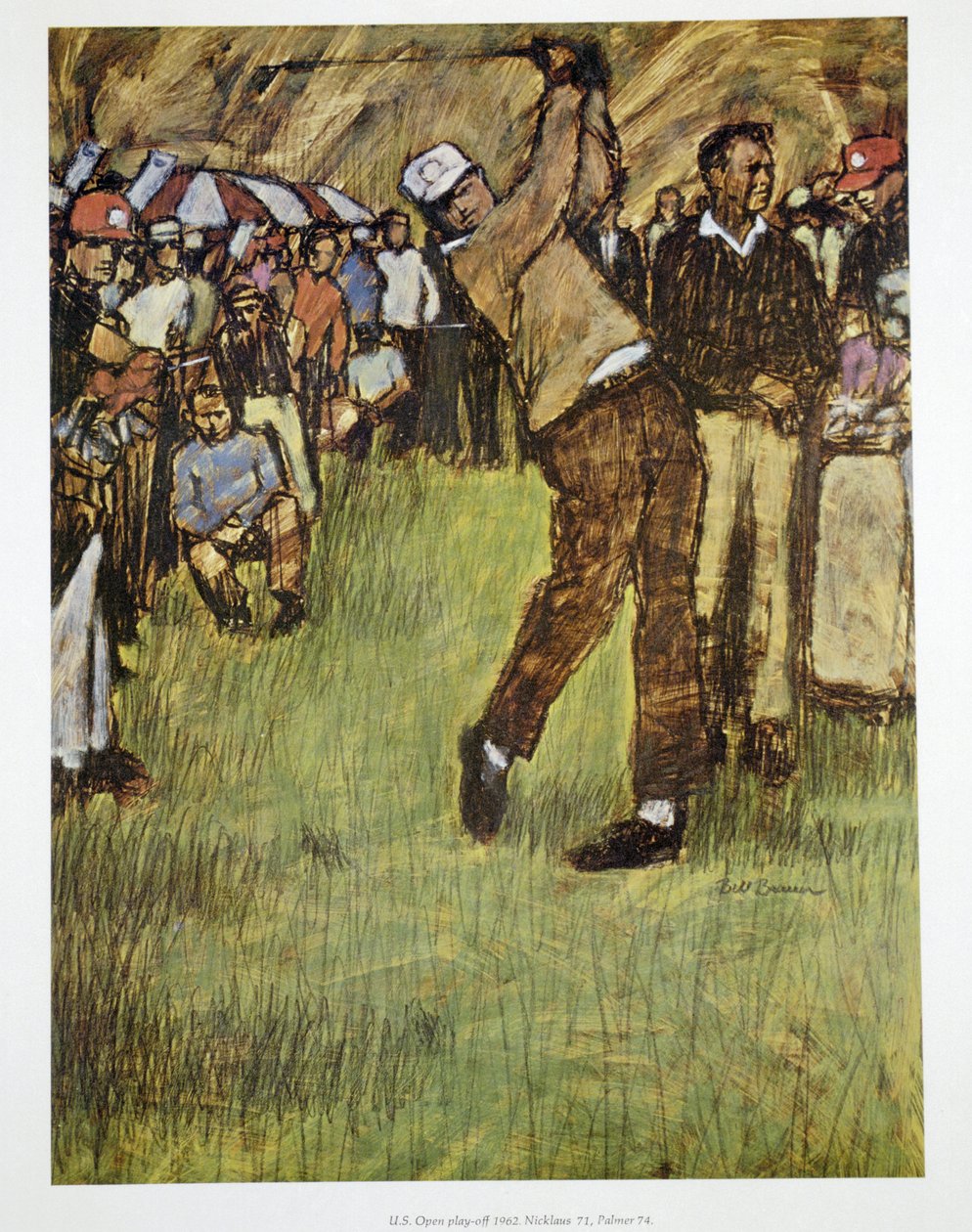 Jack Nicklaus vann sin första US Open 1962 av Unbekannt