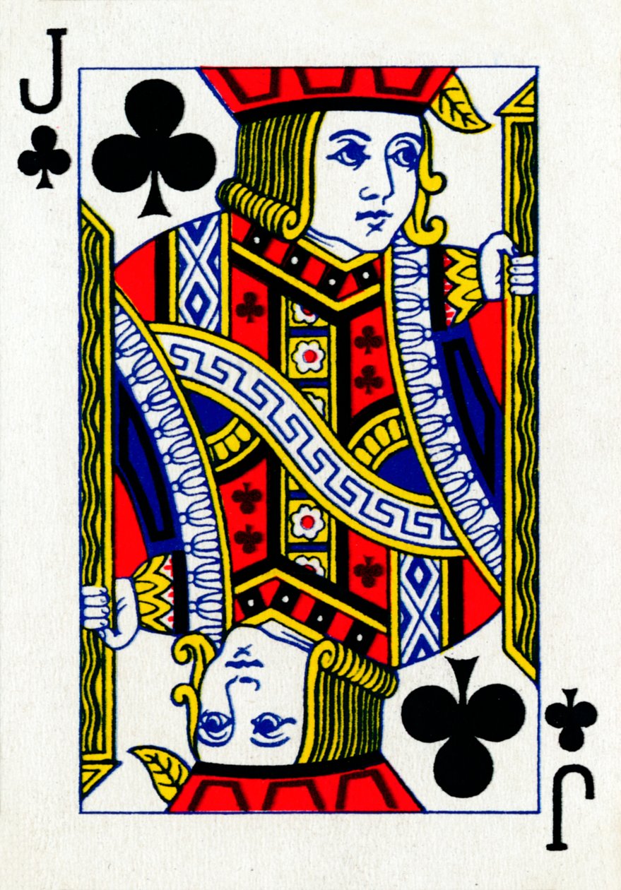 Jack of Clubs från en kortlek med Goodall & Son Ltd.-spelkort, c1940 av Unbekannt