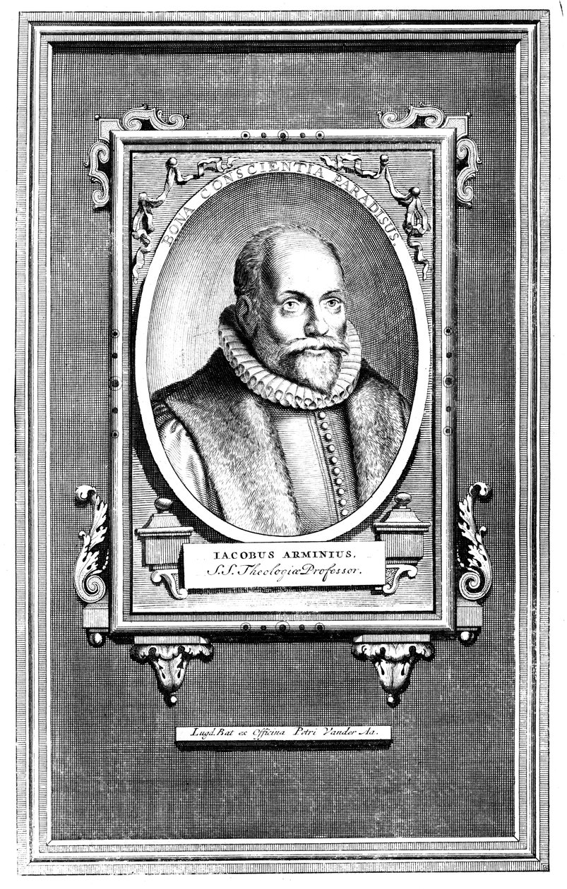 Jacobus Arminius, holländsk teolog och professor i teologi vid universitetet i Leiden av Unbekannt