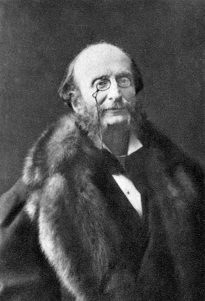 Jacques Offenbach, tyskfödd fransk kompositör, 1878 av Unbekannt