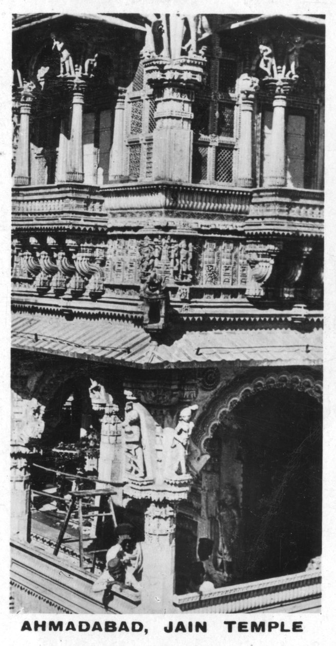Jain-templet, Ahmedabad, Indien, c1925 av Unbekannt
