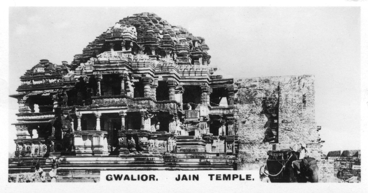 Jain-templet, Gwalior, Indien, c1925 av Unbekannt