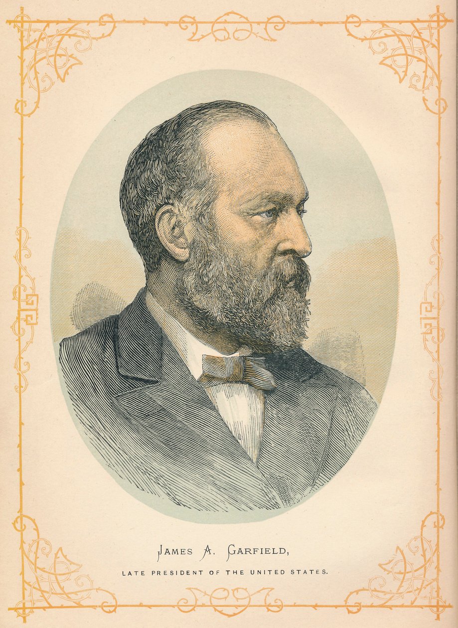 James A Garfield, USA:s 20:e president, 1893 av Unbekannt