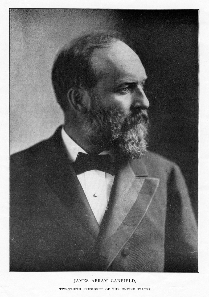 James Abram Garfield, USA:s 20:e president, c1881 av Unbekannt