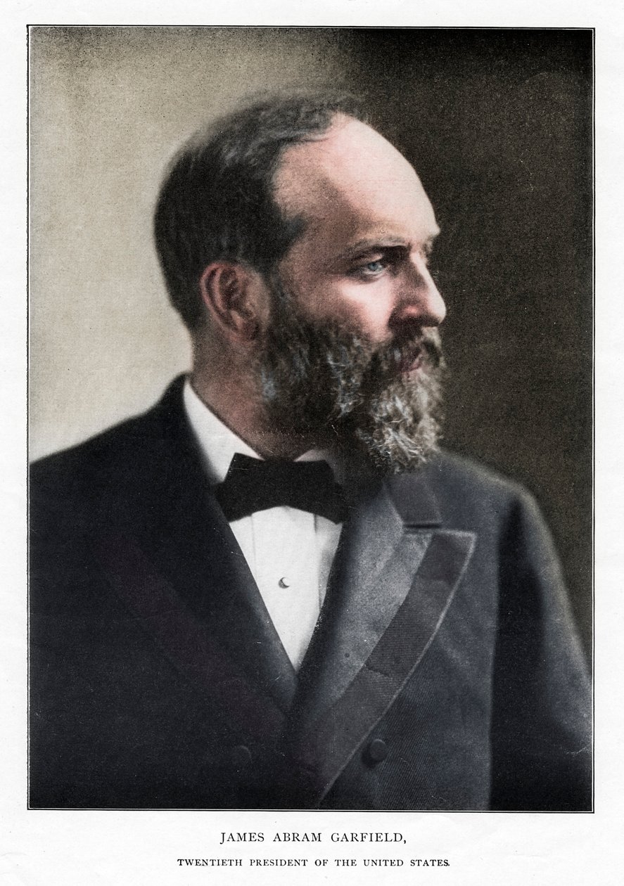 James Abram Garfield, USA:s 20:e president, c1881 av Unbekannt