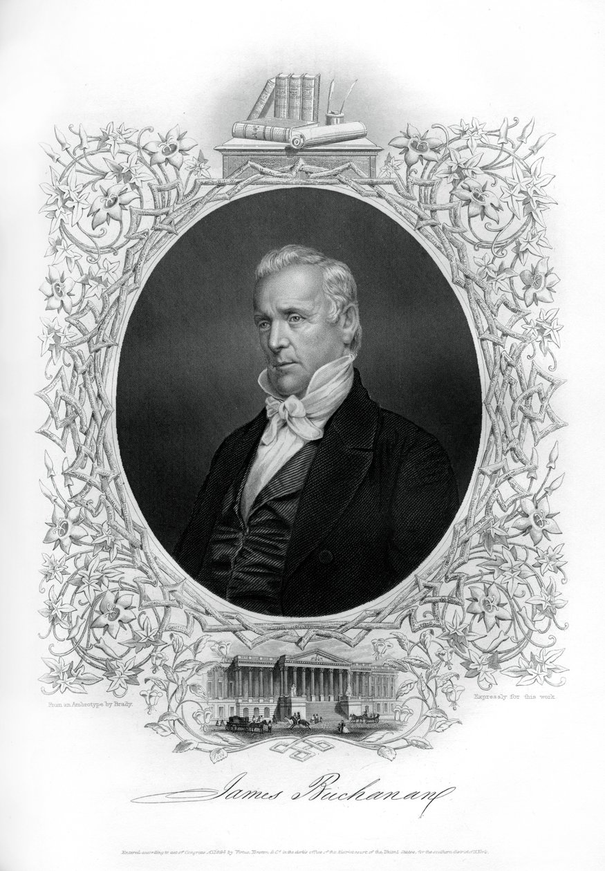 James Buchanan, USA:s 15:e president, 1862-1867 av Unbekannt