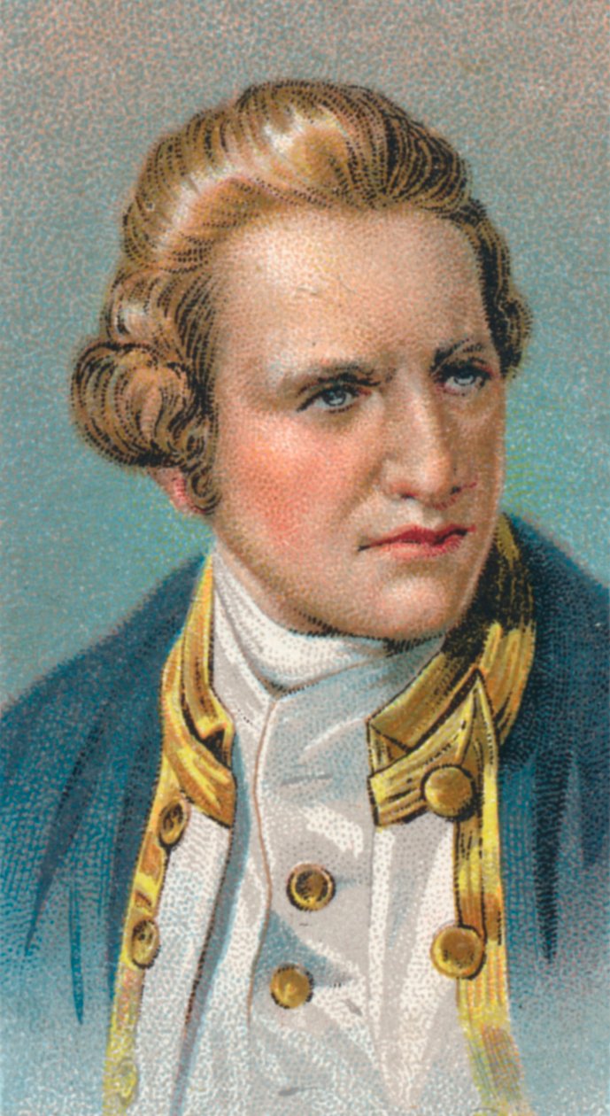 James Cook, engelsk upptäcktsresande, navigatör och hydrograf, 1775-1776, 1924 av Unbekannt