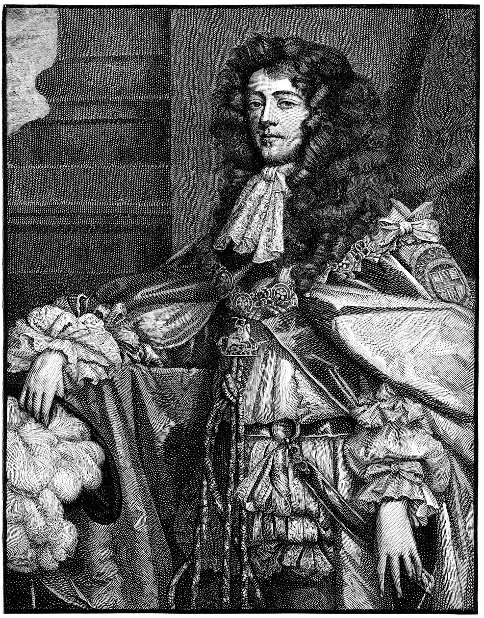James, hertig av Monmouth 1649-1685, tronlåtare över Skottland och England av Unbekannt