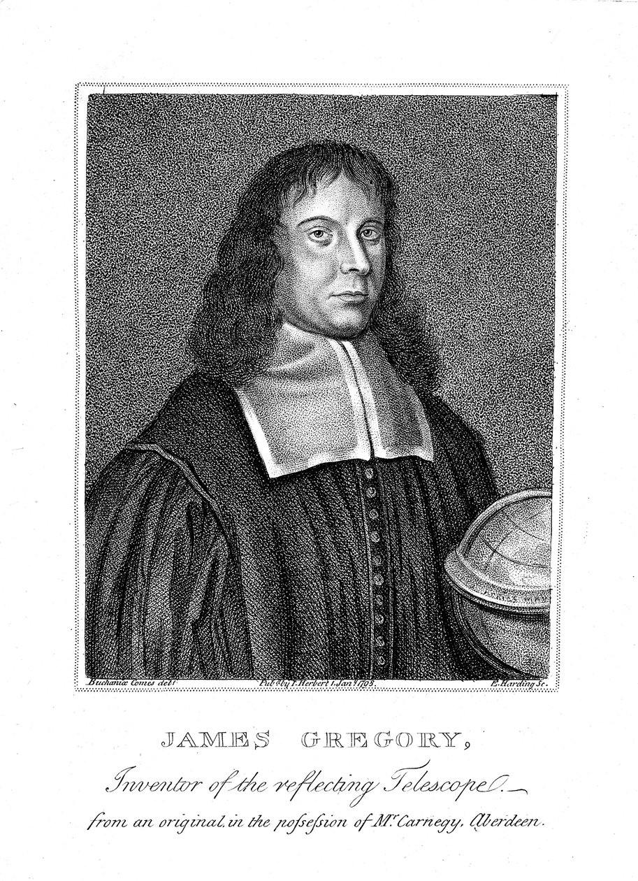 James Gregory, skotsk matematiker och astronom från 1600-talet av Unbekannt