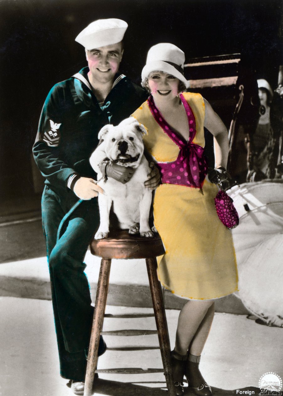 James Hall 1900-1940 och Clara Bow 1905-1965, amerikanska skådespelare, 1900-talet av Unbekannt