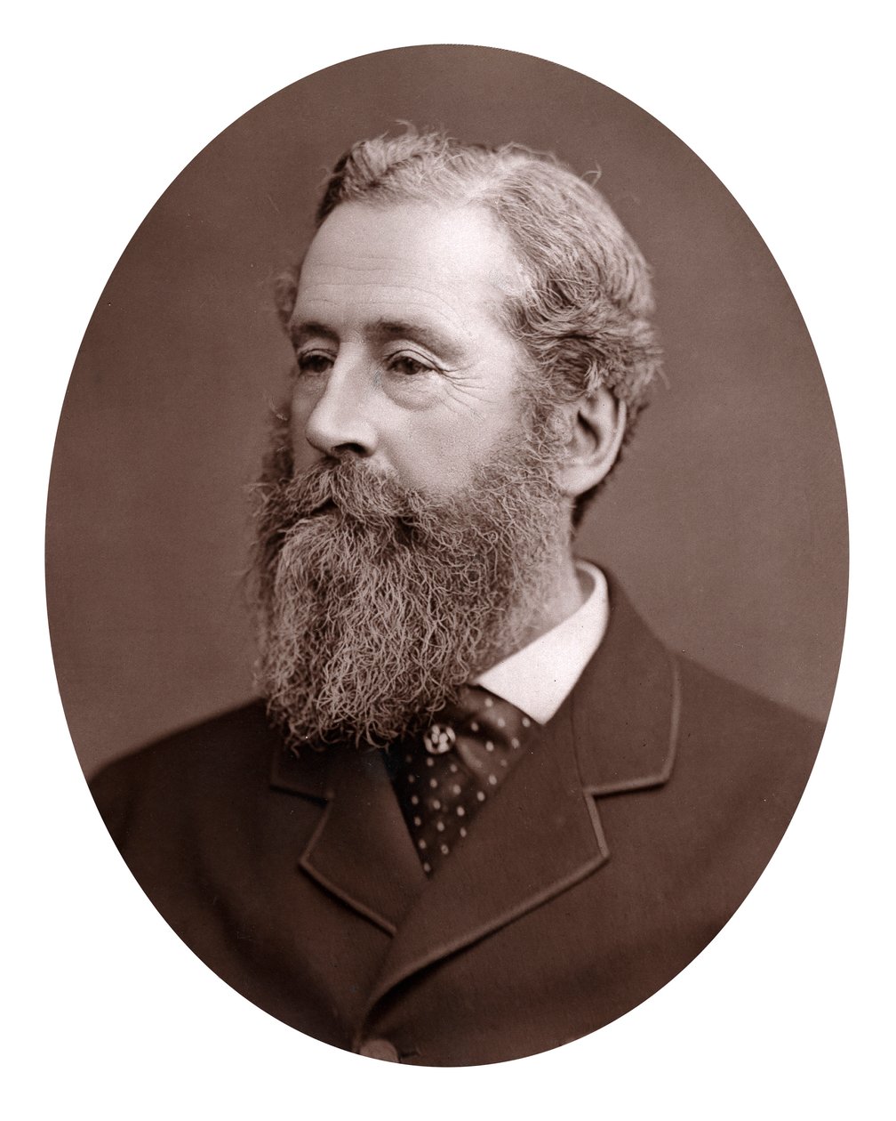 James Hamilton, 1:e hertig av Abercorn 1811-1885, brittisk statsman, c1880 av Unbekannt