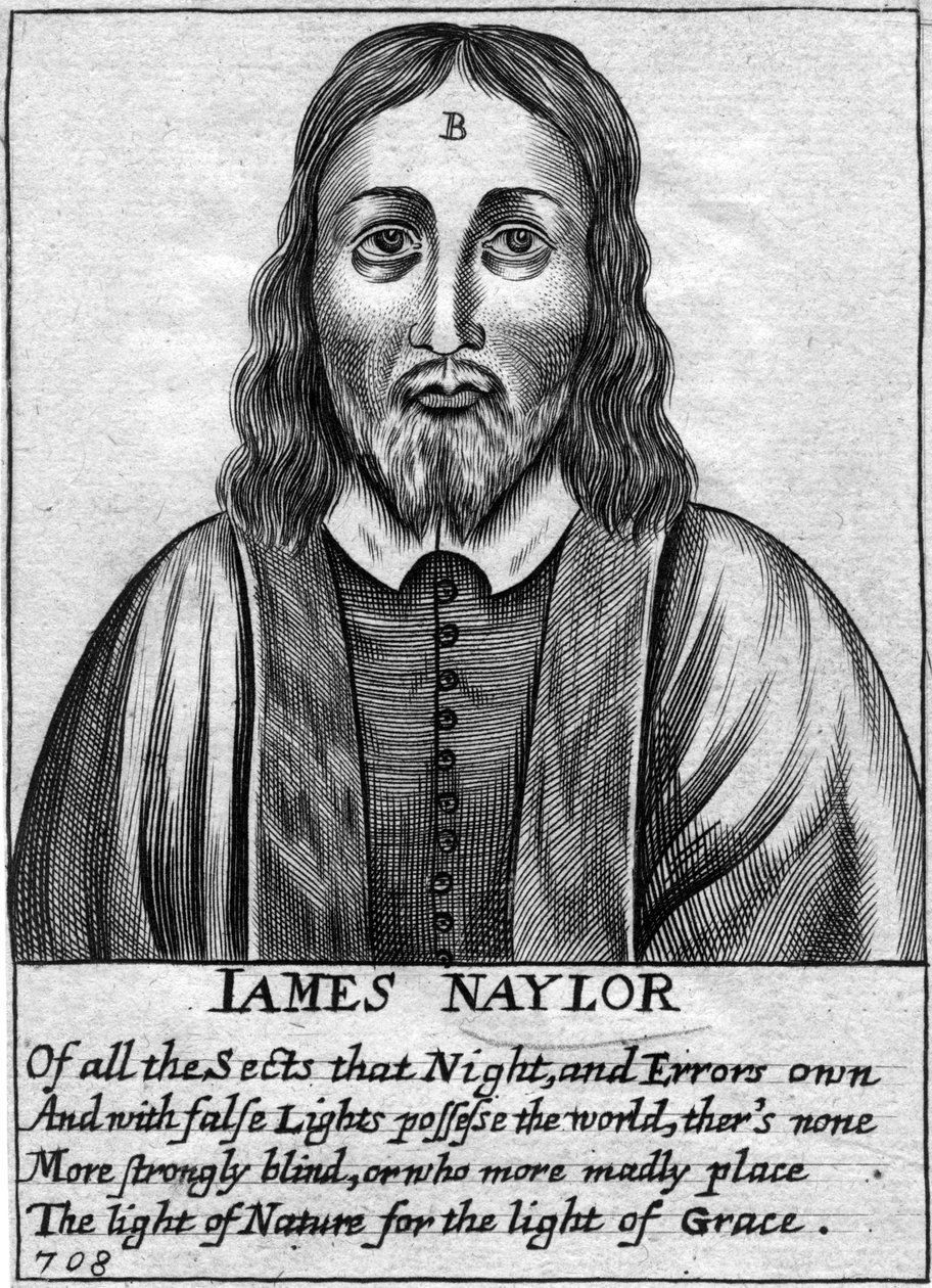 James Naylor, engelsk kväkareledare, 1600-talet av Unbekannt