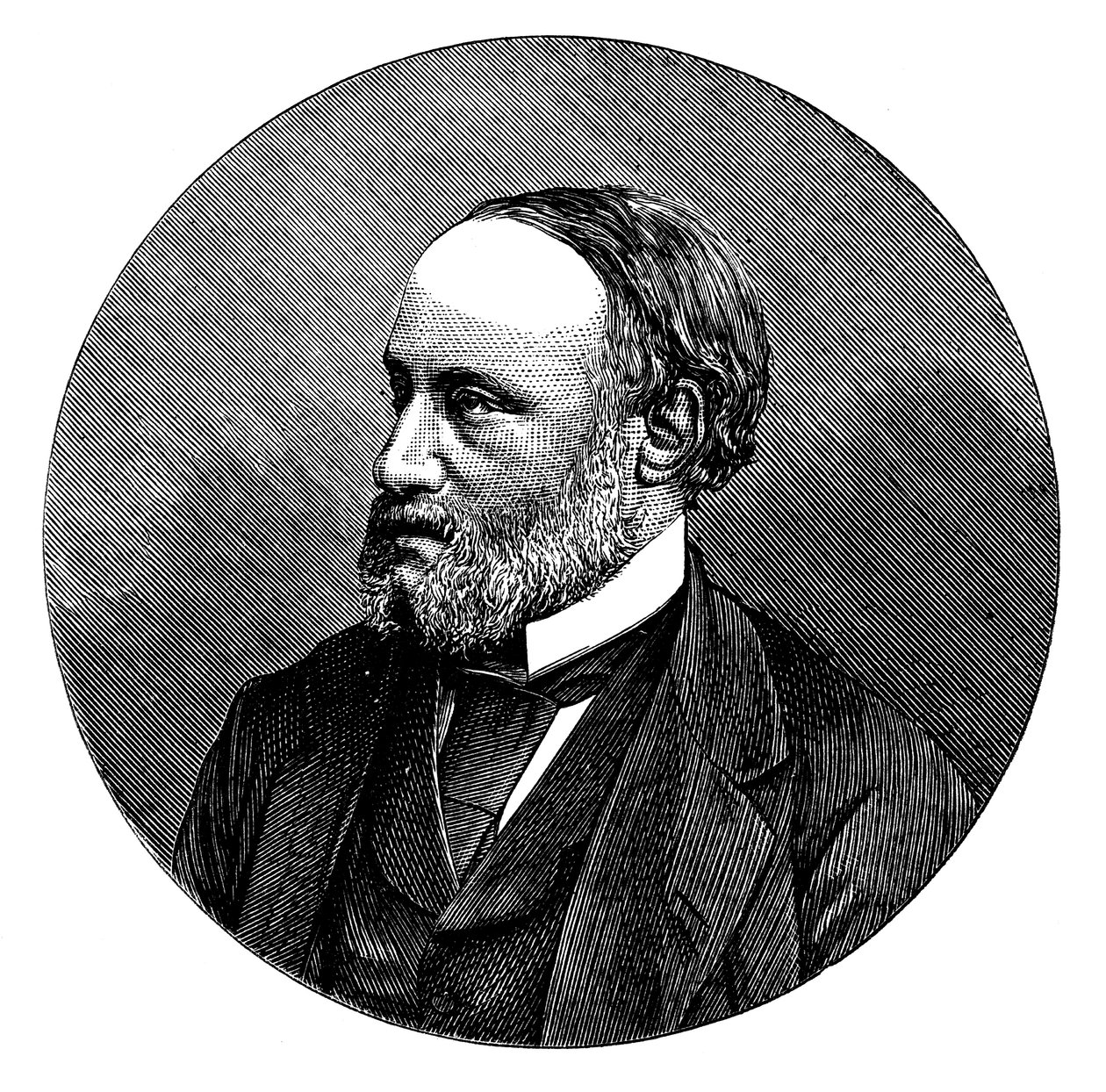 James Prescott Joule, engelsk fysiker, 1876 av Unbekannt