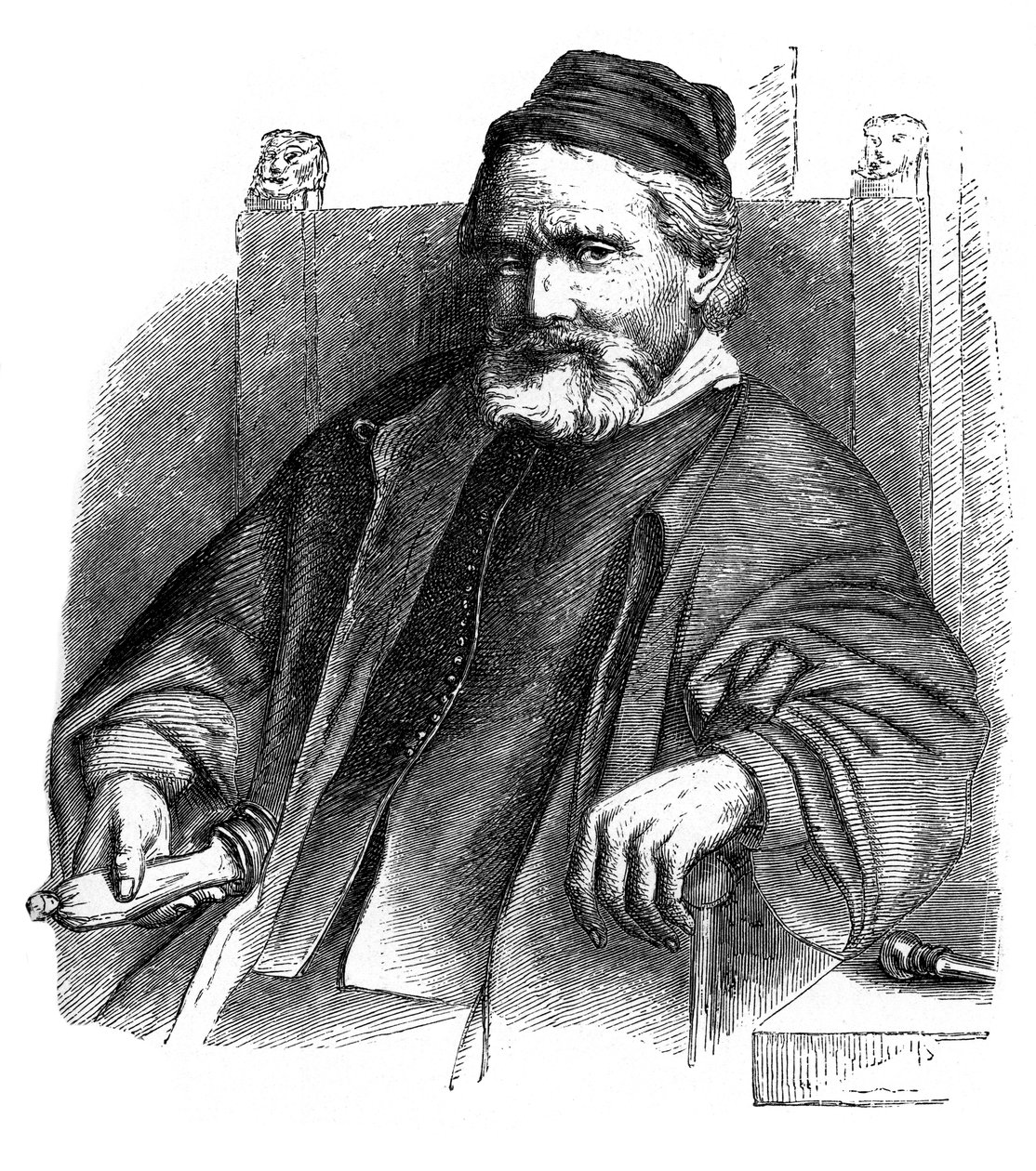 Jan Lutma, guldsmed och silversmed, 1656, 1870 av Unbekannt