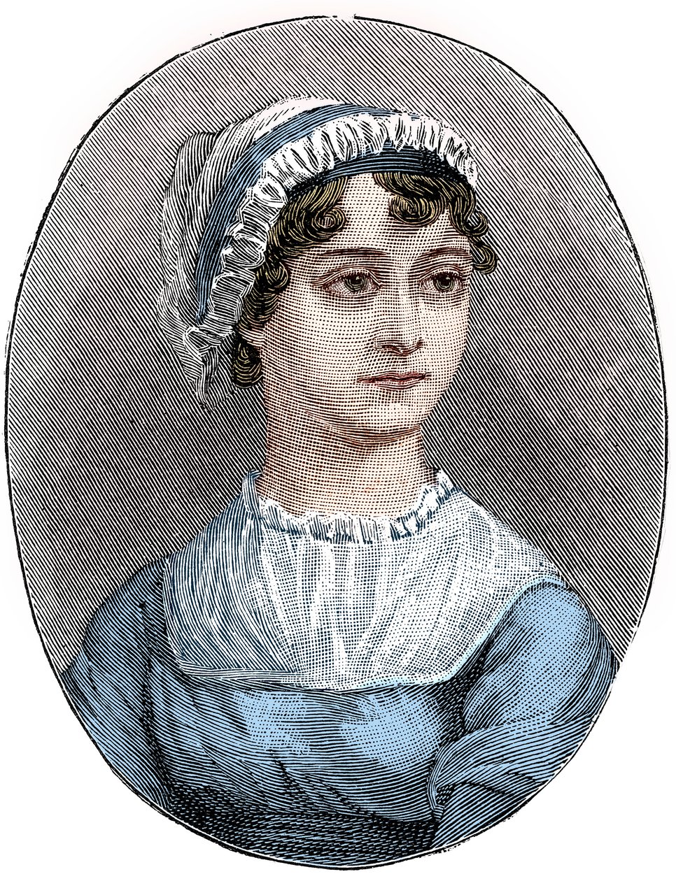 Jane Austen 1775-1817, engelsk författare av Unbekannt