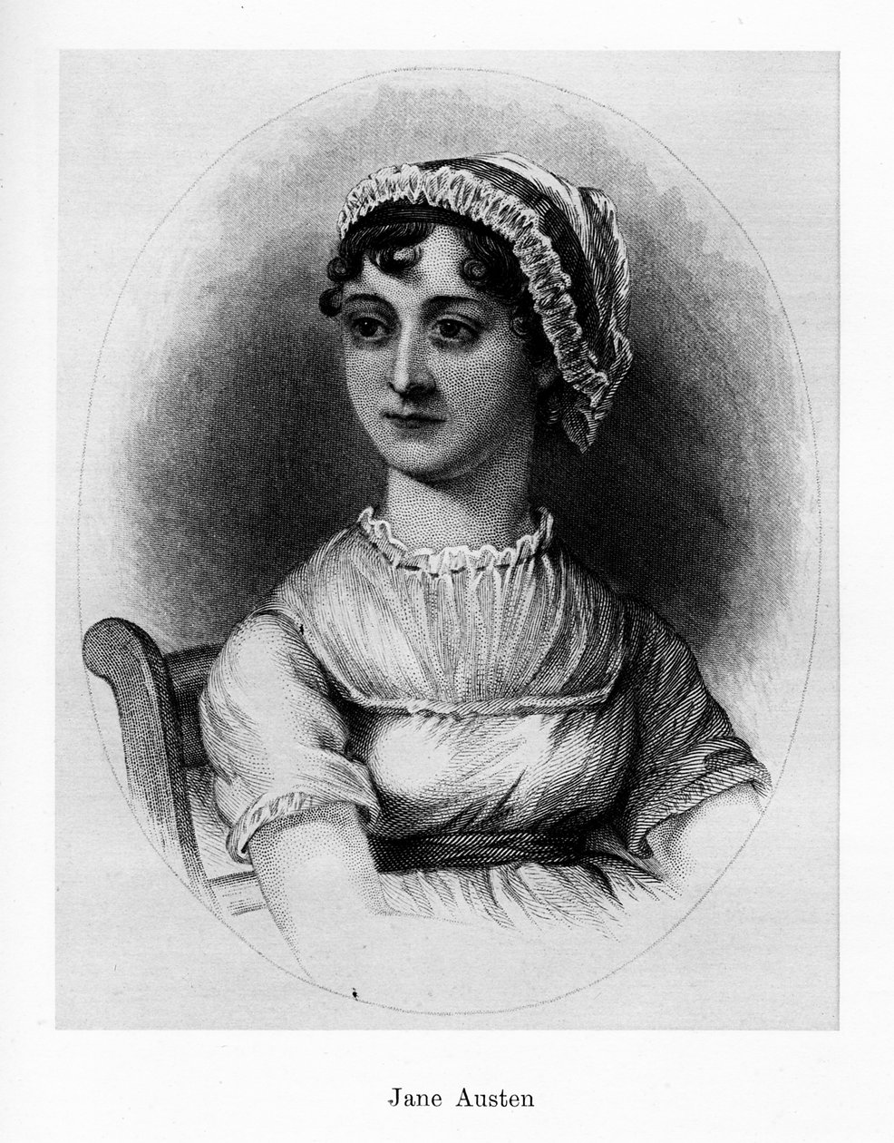 Jane Austen, engelsk romanförfattare, 1800-talet av Unbekannt