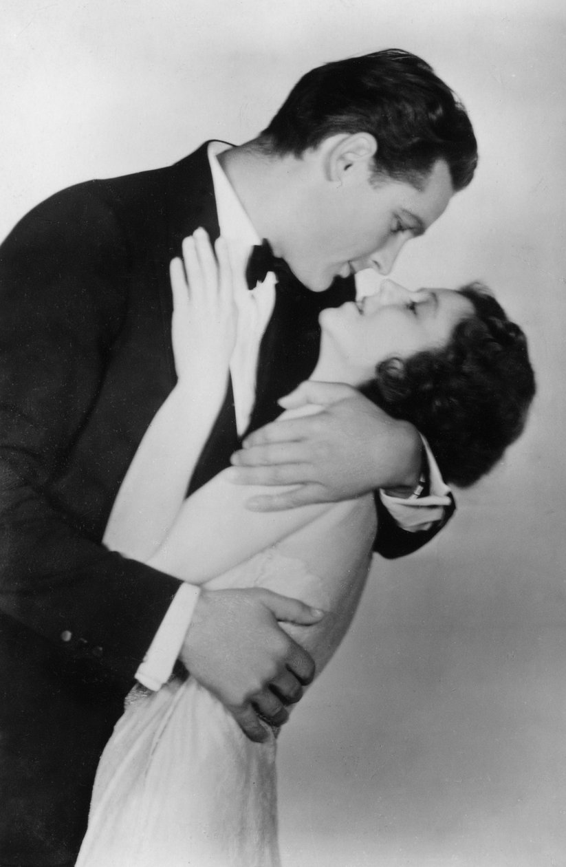 Janet Gaynor 1906-1984 och Charles Farrell 1901-1990, amerikanska skådespelare, 1900-talet av Unbekannt