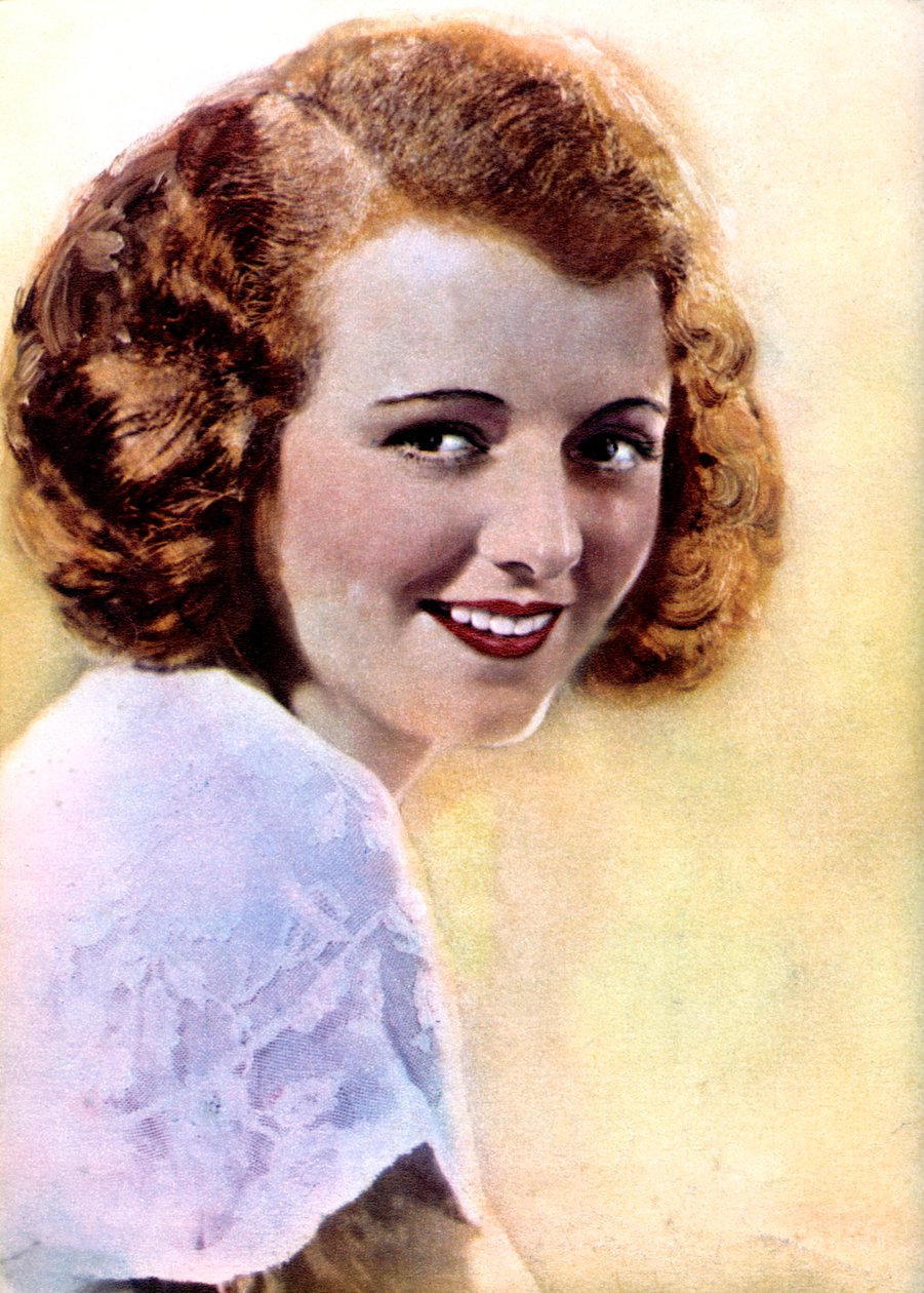 Janet Gaynor, amerikansk skådespelerska, 1934-1935 av Unbekannt