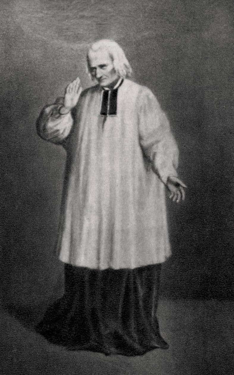 Jean-Marie Vianney, Cure dArs, fransk präst, 1858 av Unbekannt
