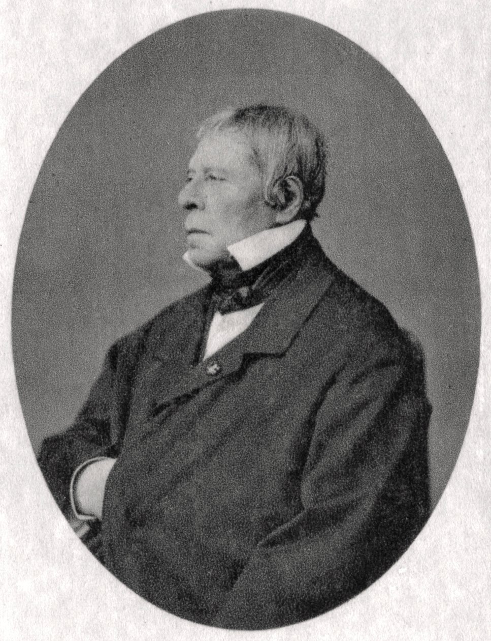 Jean Auguste Dominique Ingres, fransk nyklassicistisk konstnär, 1841 av Unbekannt
