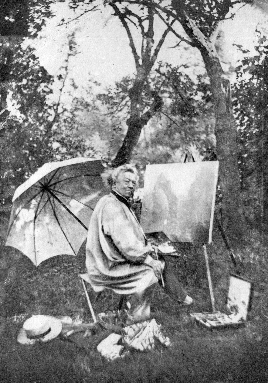 Jean Baptiste Camille Corot, fransk konstnär, c1845-1875 av Unbekannt